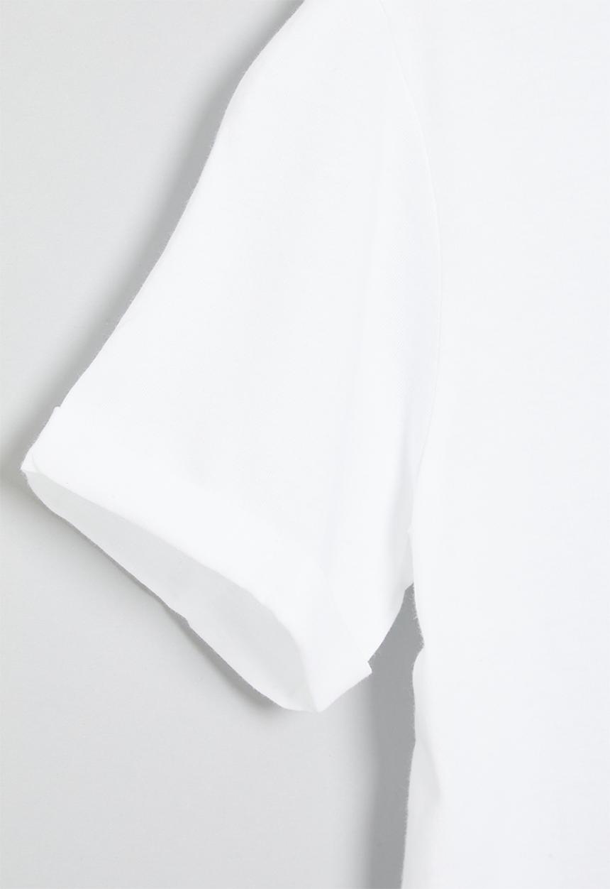 POLO - Girls printed tee - white