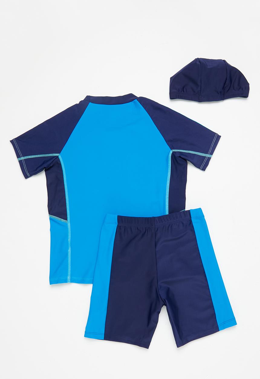 Pop Candy - 3 Piece swim set - navy & blue