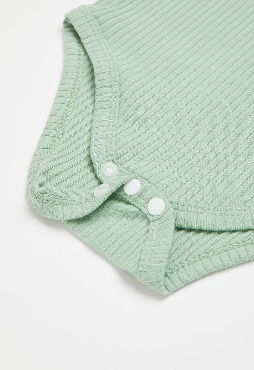 Pop Candy - Bodyvest, short & headband set - sage