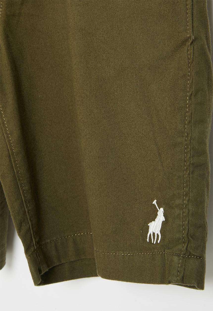 POLO - Boys chino short - olive