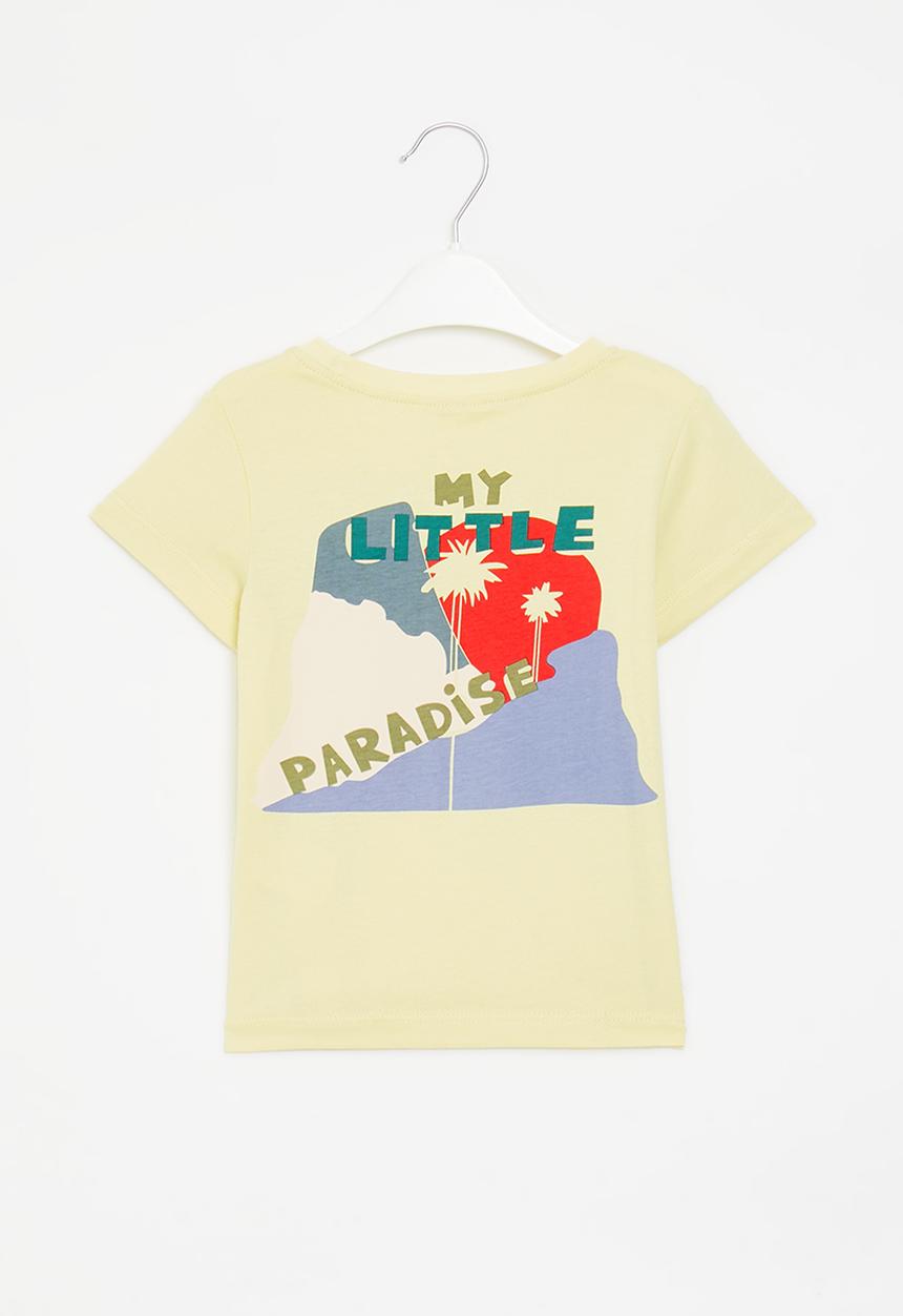 Pop Candy - Printed tee - yellow