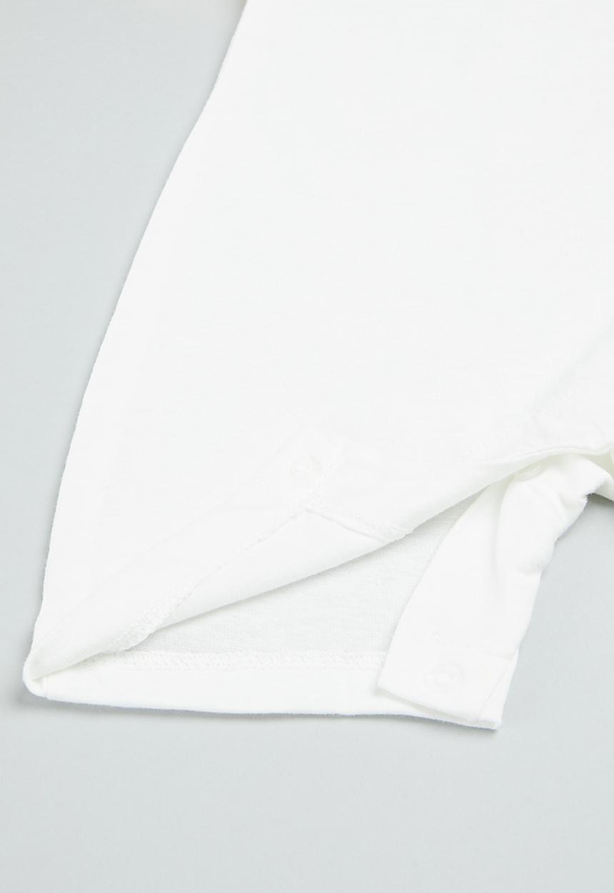 Pop Candy - Baby boys jumpsuit - white and yellow