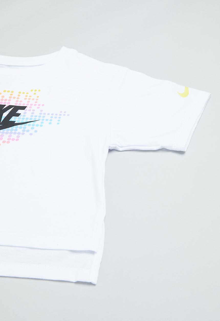 Nike - Nkg aop bike short set - white & black