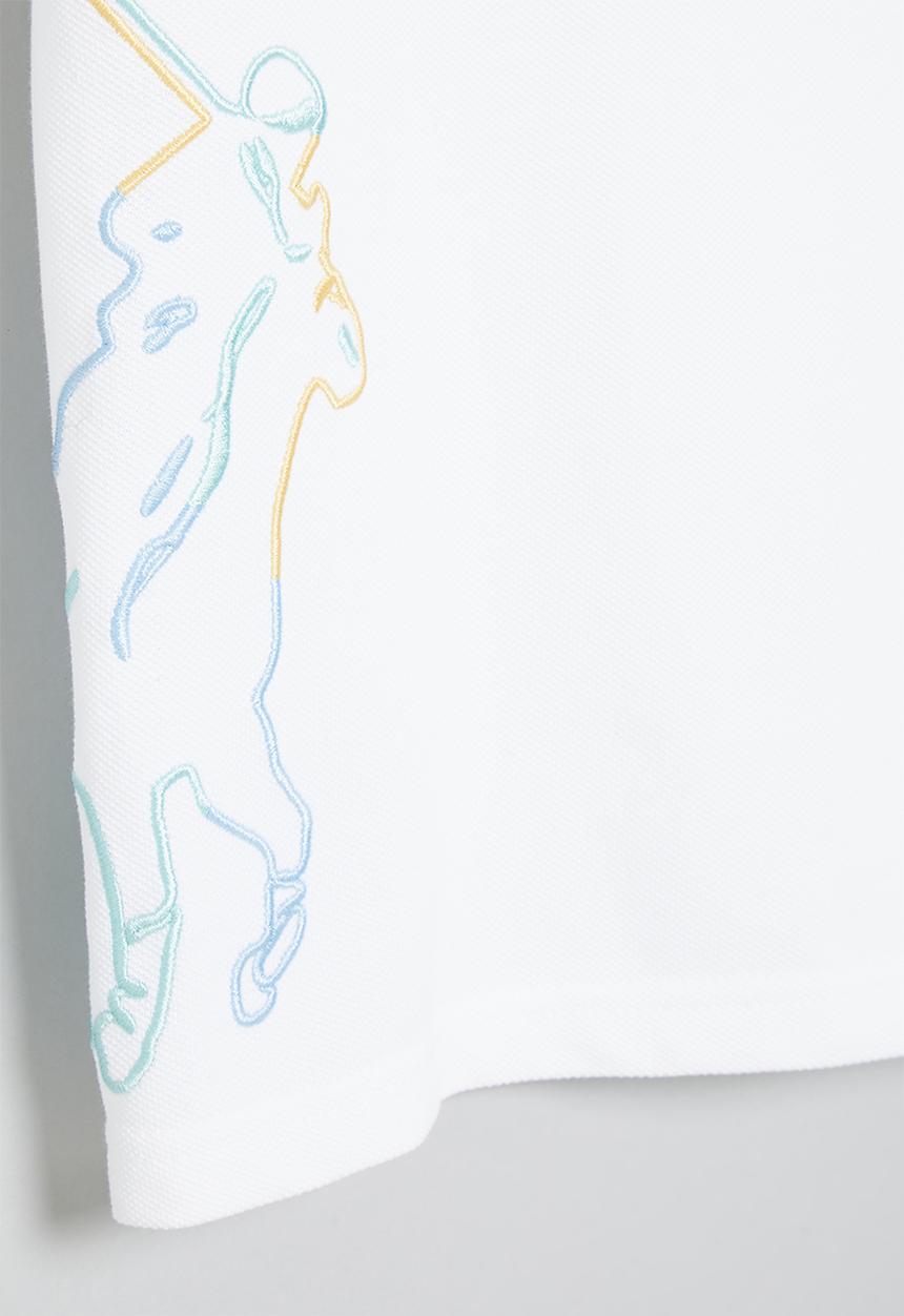 POLO - Girls short sleeve golfer - white