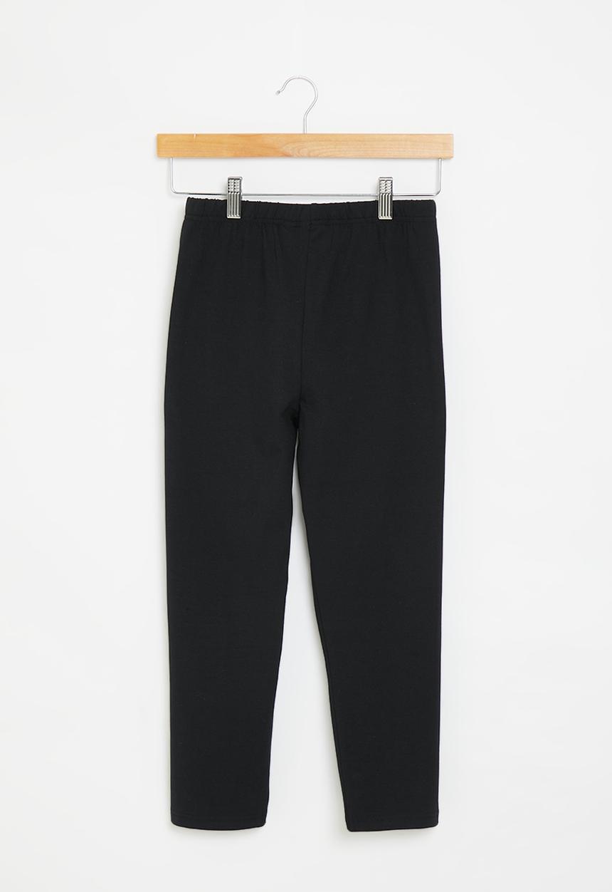 POLO - Girls cropped legging - black