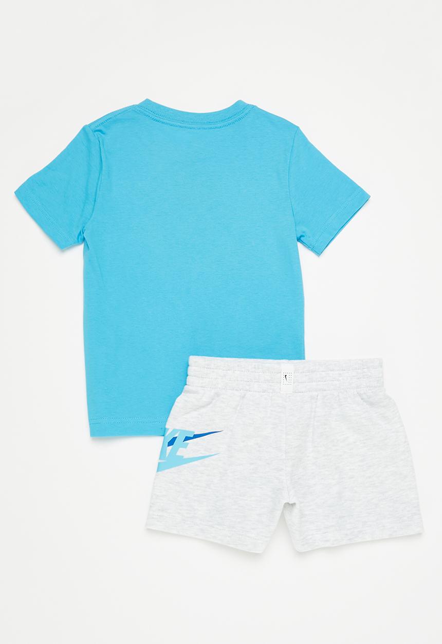 Nike - Nkn n nsw hbr icon short set - blue & grey