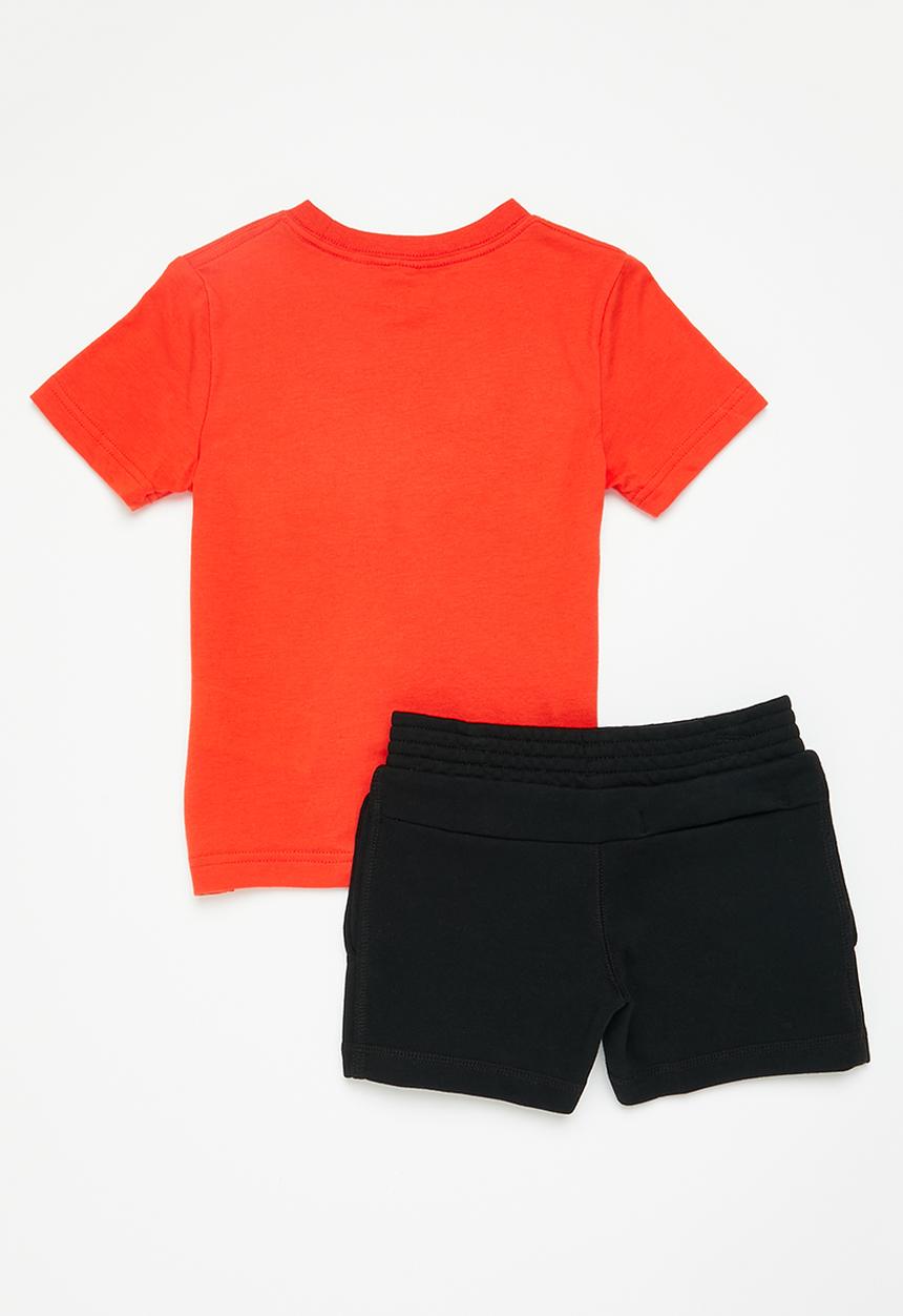 Nike - Nkb b nsw air short set - black & red