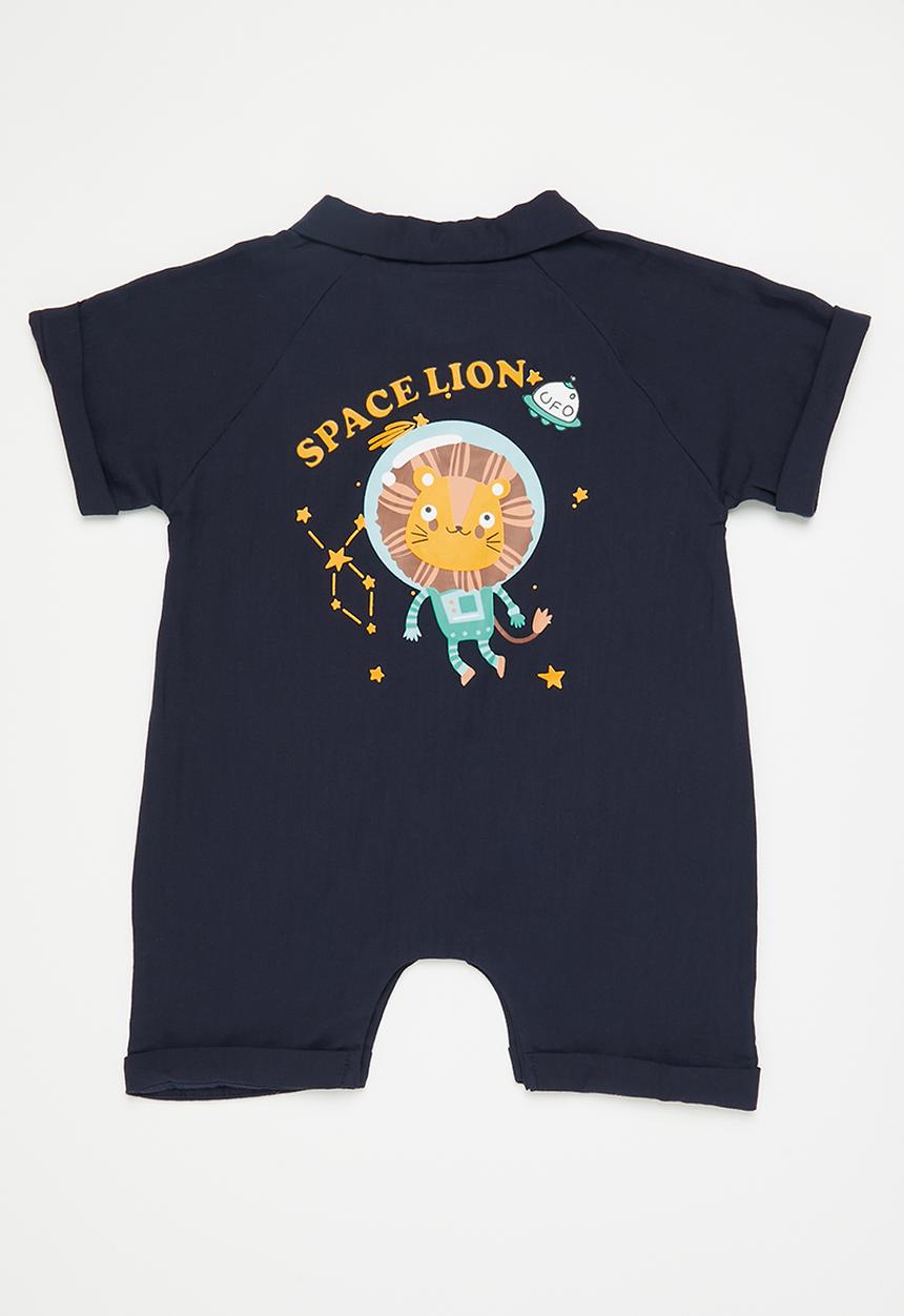 Pop Candy - Golfer romper - navy