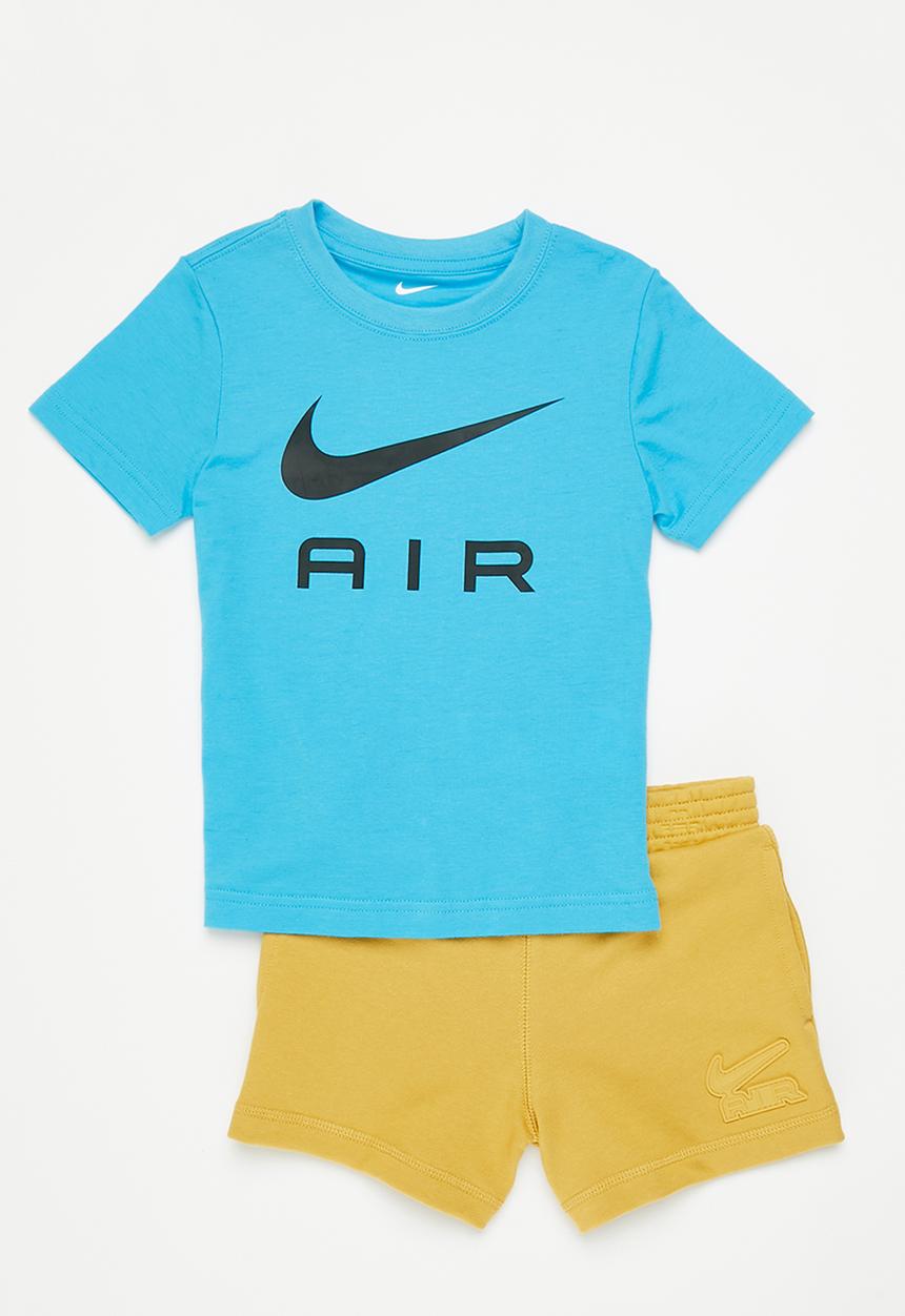 Nike - Nkb b nsw air short set - wheat gold