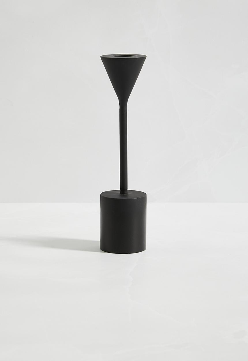 Sixth Floor - Frank candle holder - black