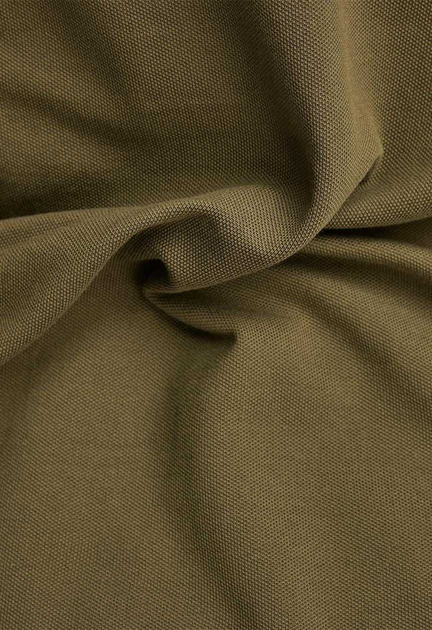 G-STAR - Dunda slim stripe polo short sleeve premium stretch - dark olive