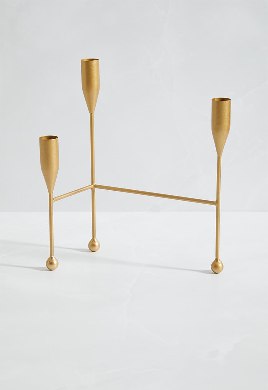 Sixth Floor - Bonnie candle holder - gold