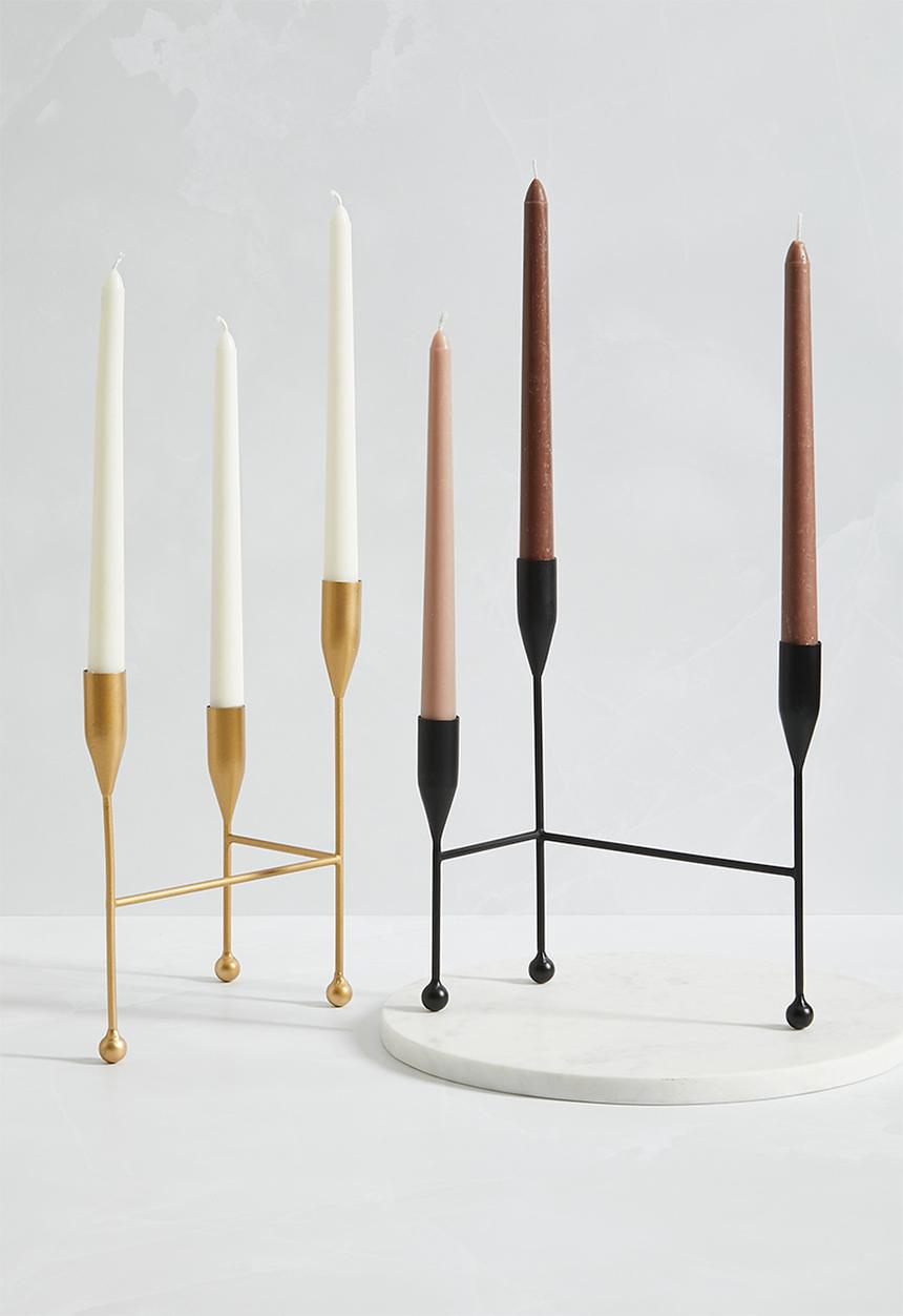 Sixth Floor - Bonnie candle holder - gold