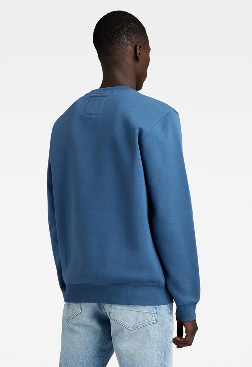 G-STAR - RAW. felt r sw dry ashor sweat - rank blue
