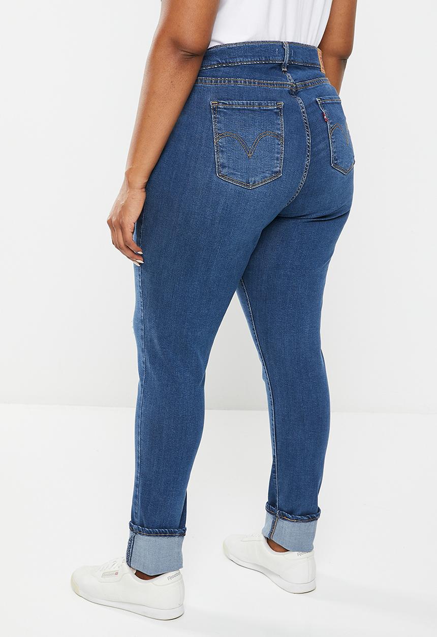 Levi’s® - Curvy hirise super skinny - lapis decibel