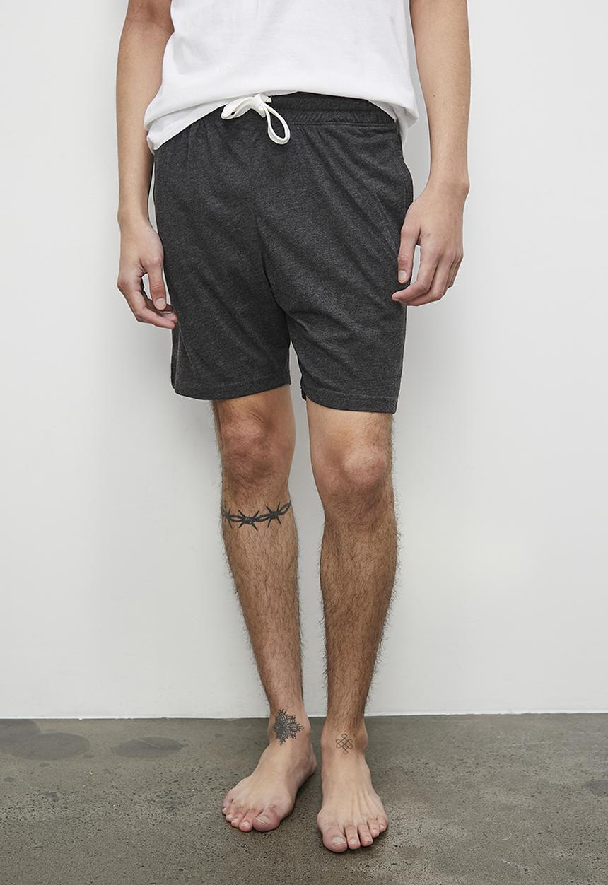 Superbalist - Knitted regular lounge shorts - charcoal