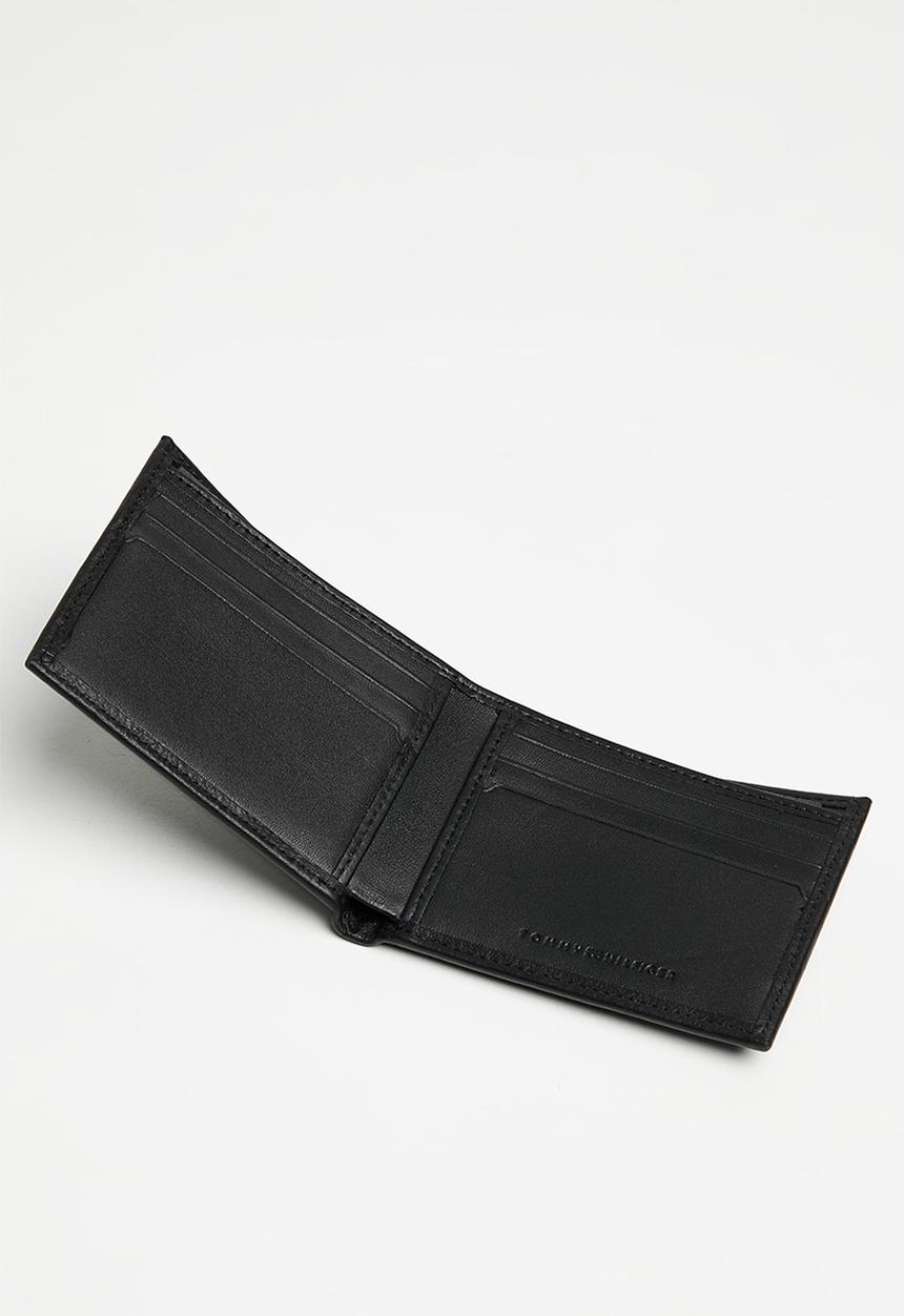 Tommy Hilfiger - Th prem leather mini cc wallet - black