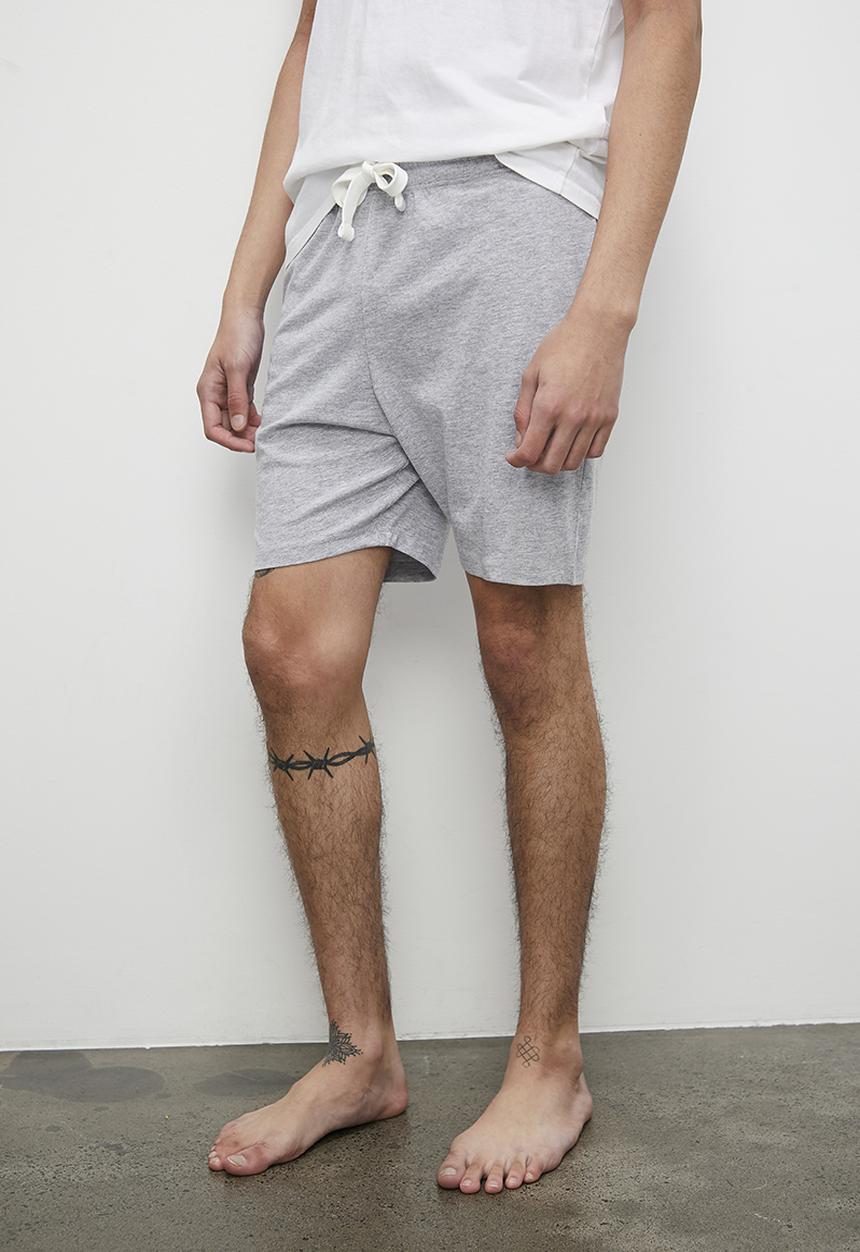 Superbalist - Knitted regular lounge short - grey melange