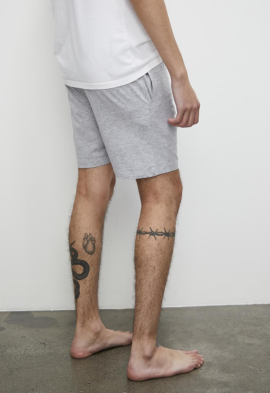 Superbalist - Knitted regular lounge short - grey melange