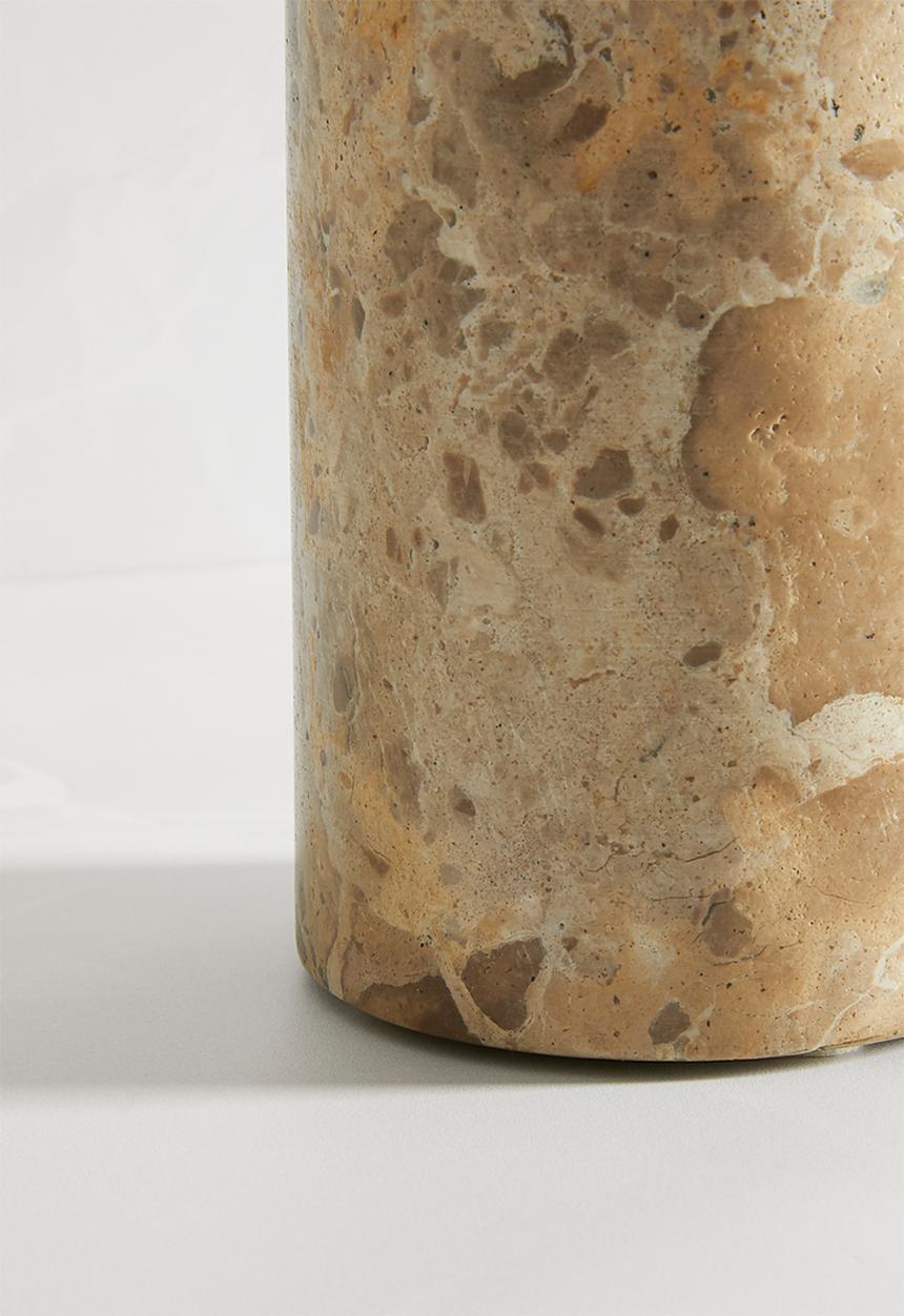 Sixth Floor - Capri beige marble soap dispenser - natural