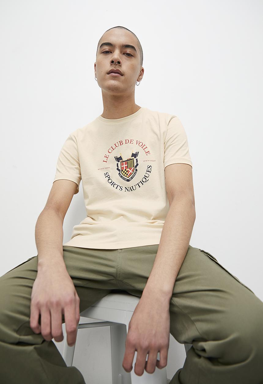 Superbalist - Club de voile graphic crew neck tee - ecru