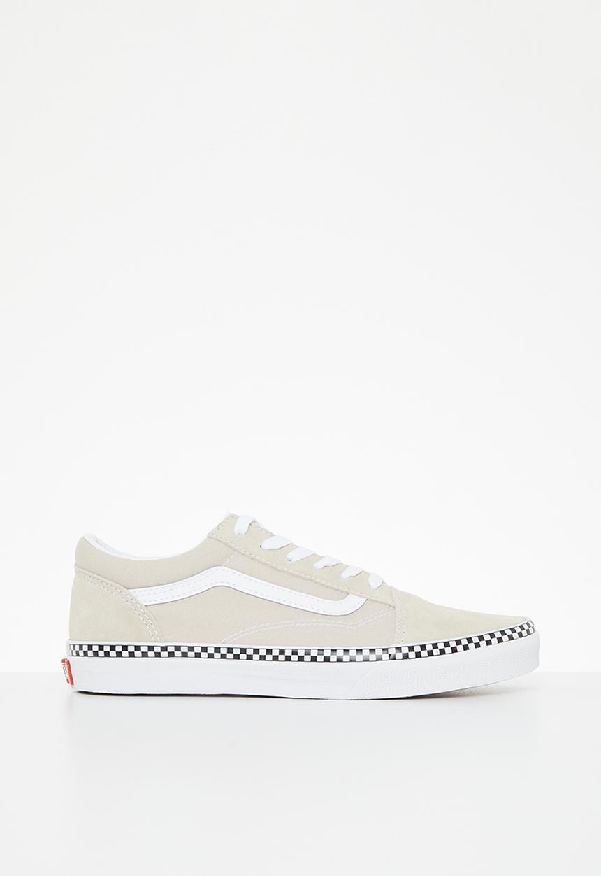 Vans - Jn old skool -  checkerboard foxing french oak