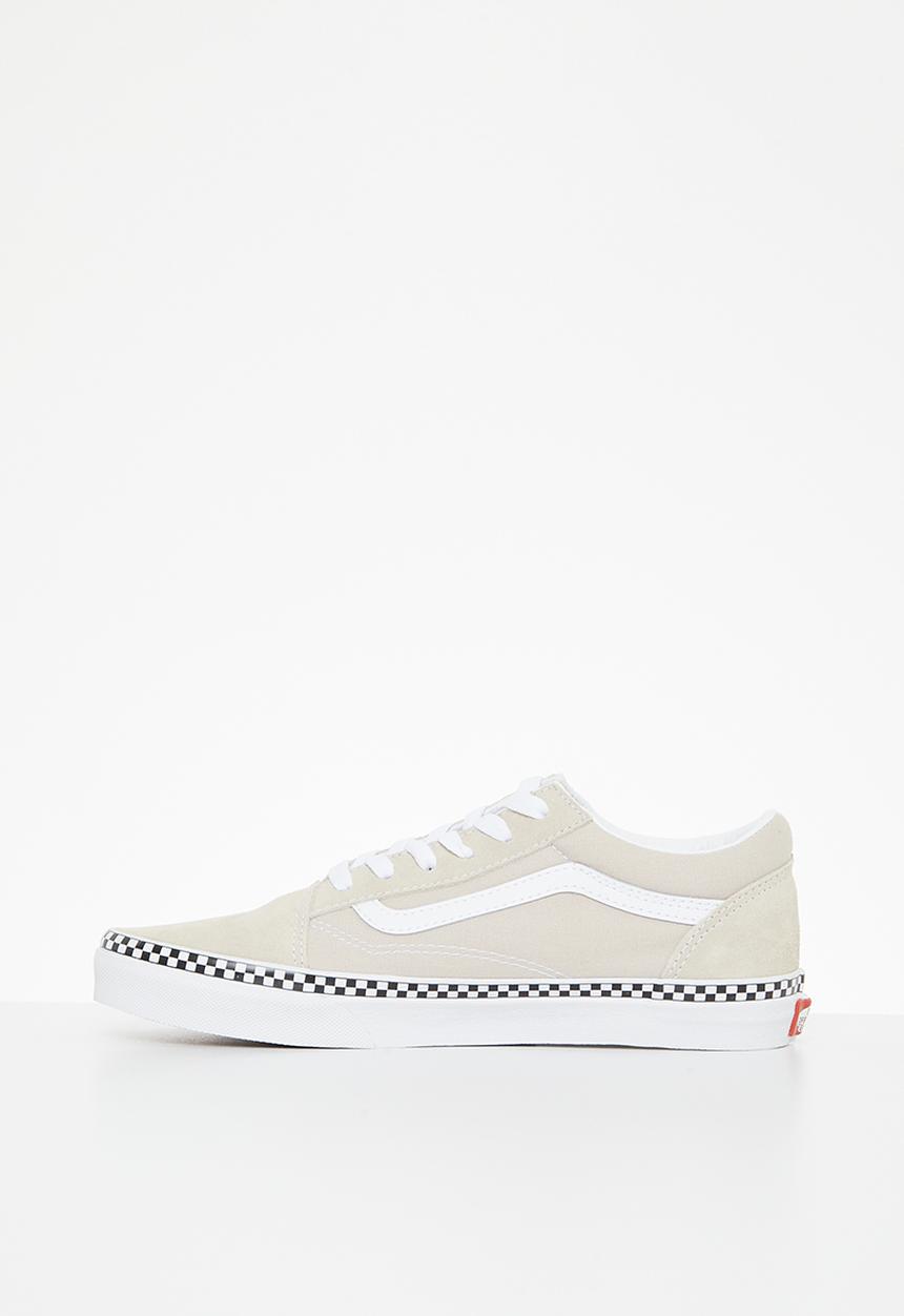 Vans - Jn old skool -  checkerboard foxing french oak