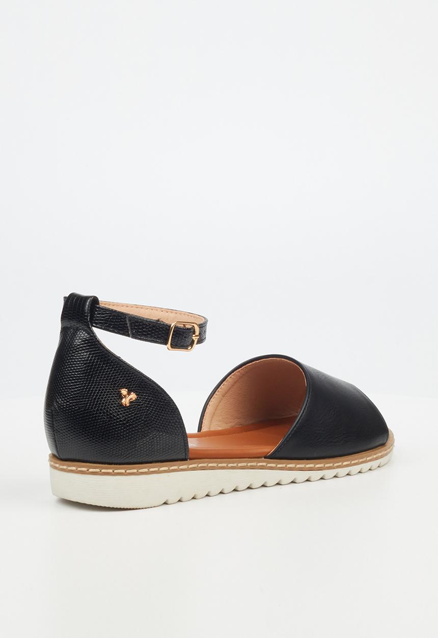 Butterfly Feet - Walnut 2 sandal - black