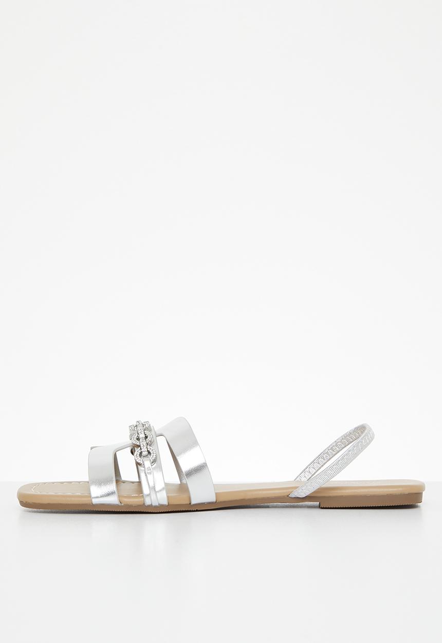 Call It Spring - Cadiz slingback sandal - silver
