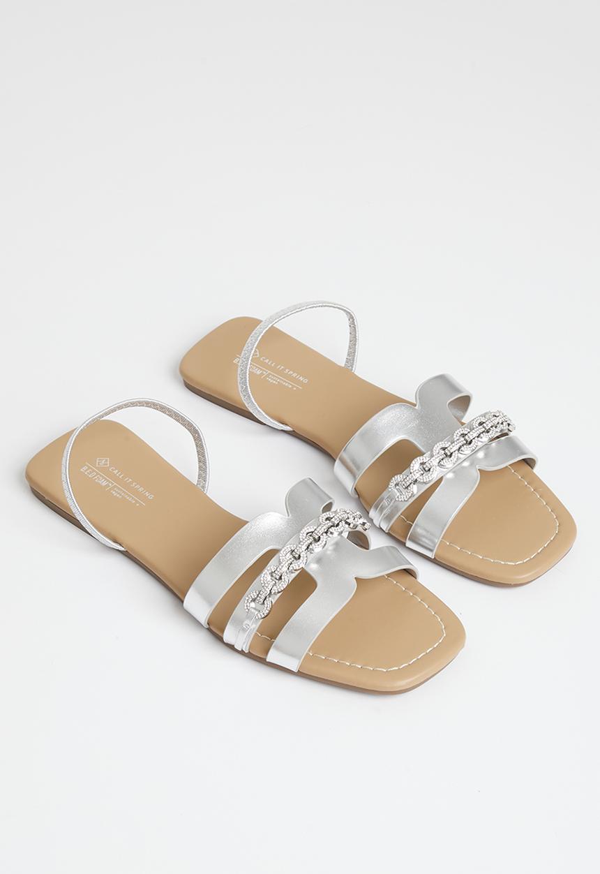 Call It Spring - Cadiz slingback sandal - silver