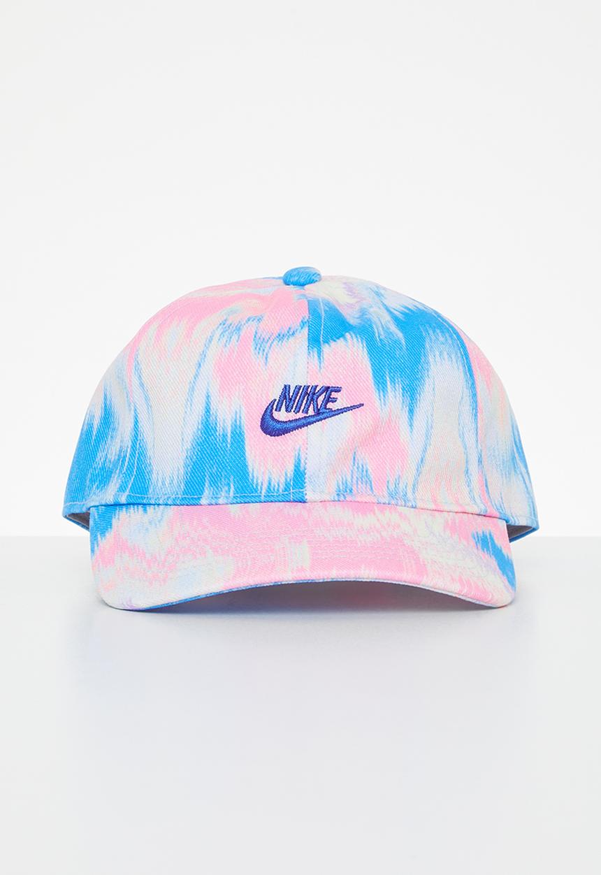 Nike - Nan printed hbr curve brim cap - ocean bliss