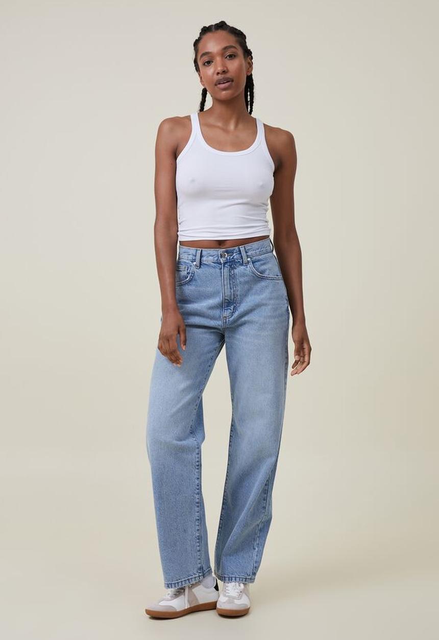 Cotton On - Loose straight jean - bondi blue