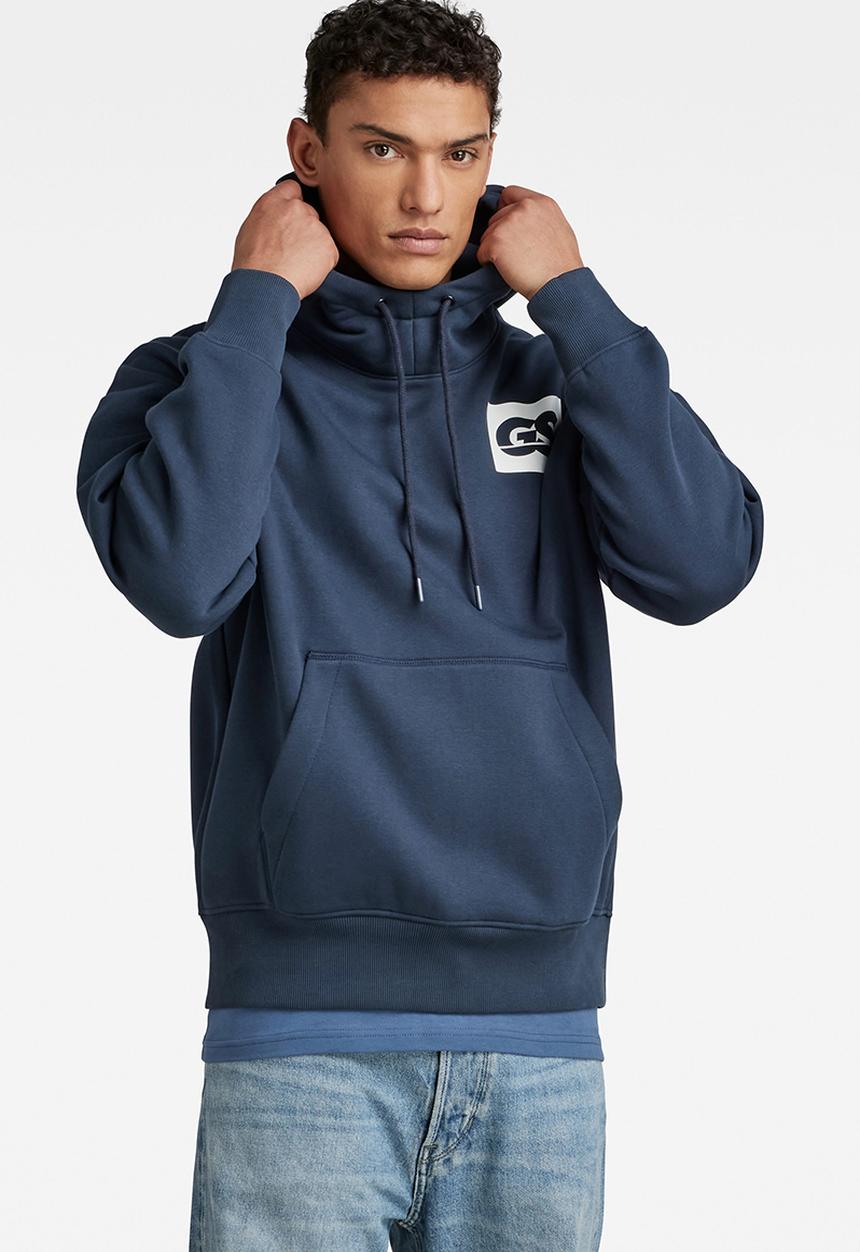 G-STAR - GS raw back gr hdd loose sw dry ashor sweat - salute