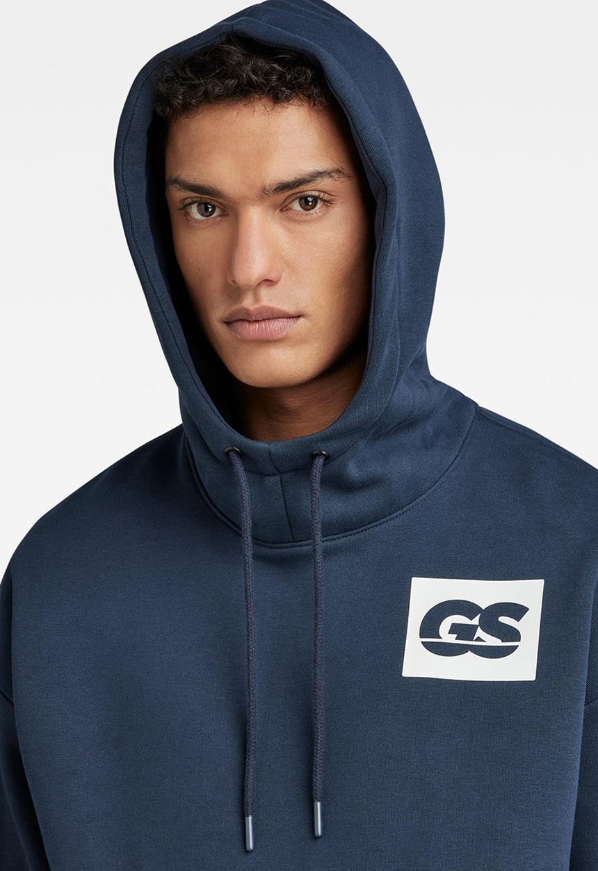 G-STAR - GS raw back gr hdd loose sw dry ashor sweat - salute