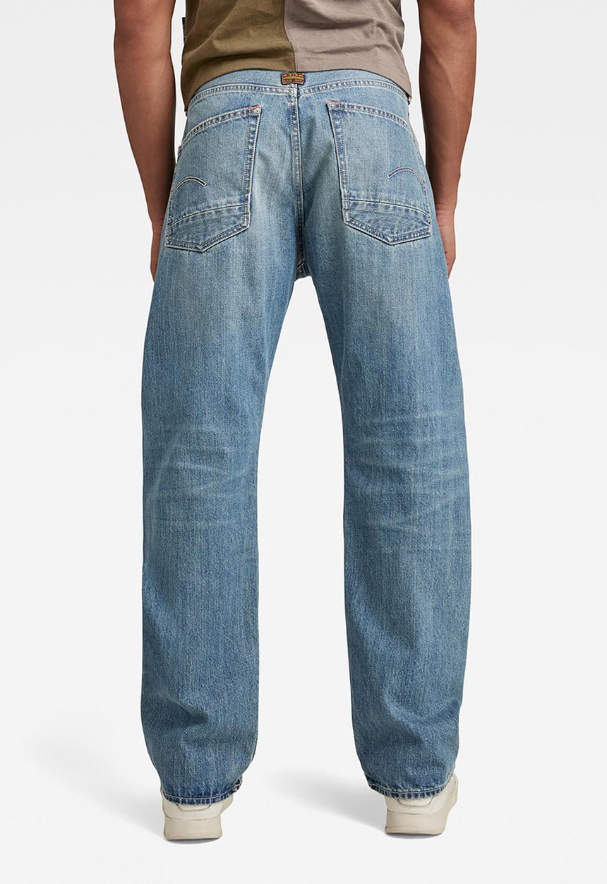 G-STAR - Dakota regular straight quasar denim - antique faded niagara destroyed