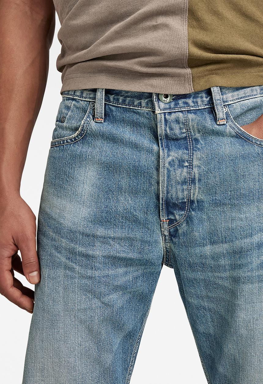 G-STAR - Dakota regular straight quasar denim - antique faded niagara destroyed