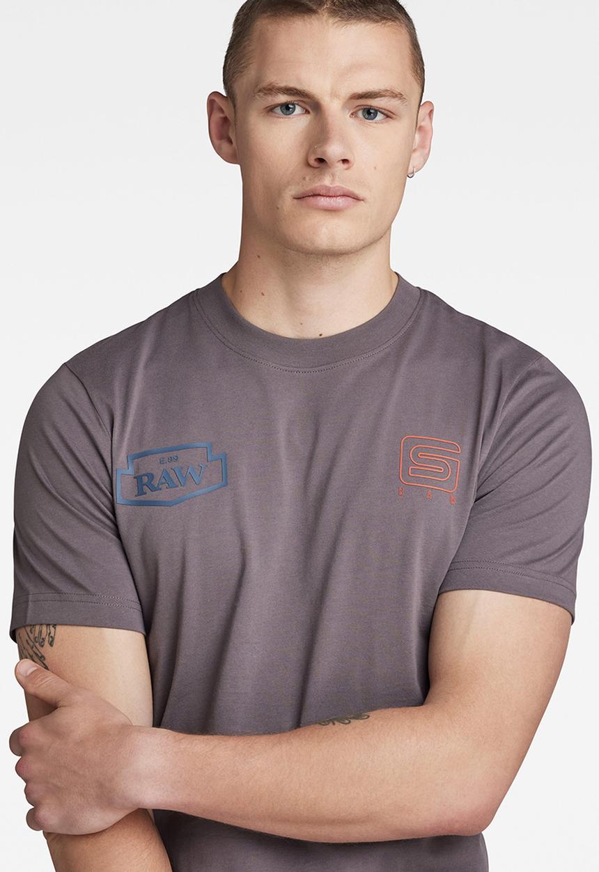 G-STAR - Multi gr slim r t compact jersey o - rabbit
