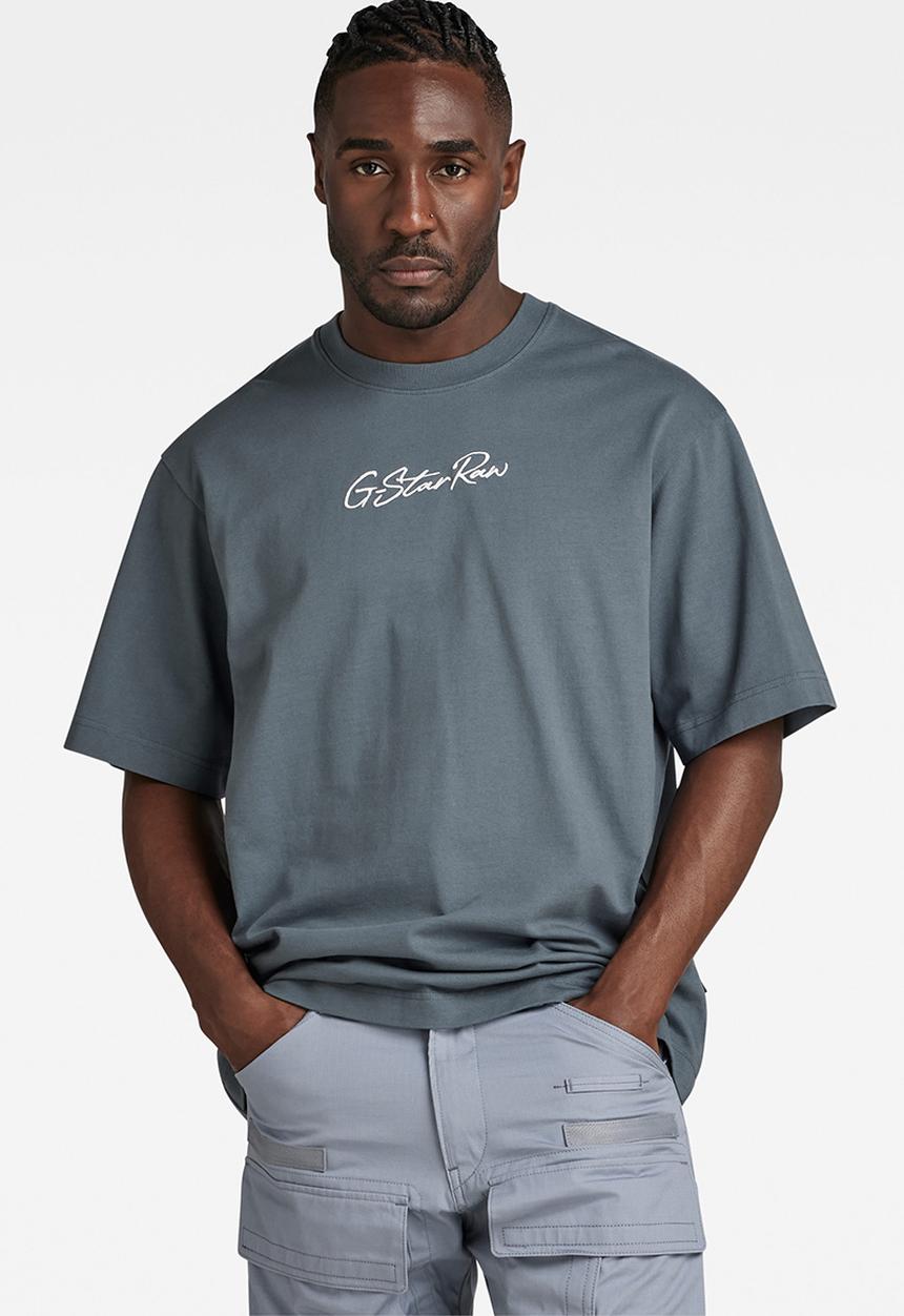 G-STAR - Autograph boxy r t signe jersey o - axis