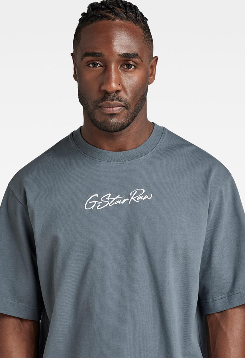 G-STAR - Autograph boxy r t signe jersey o - axis