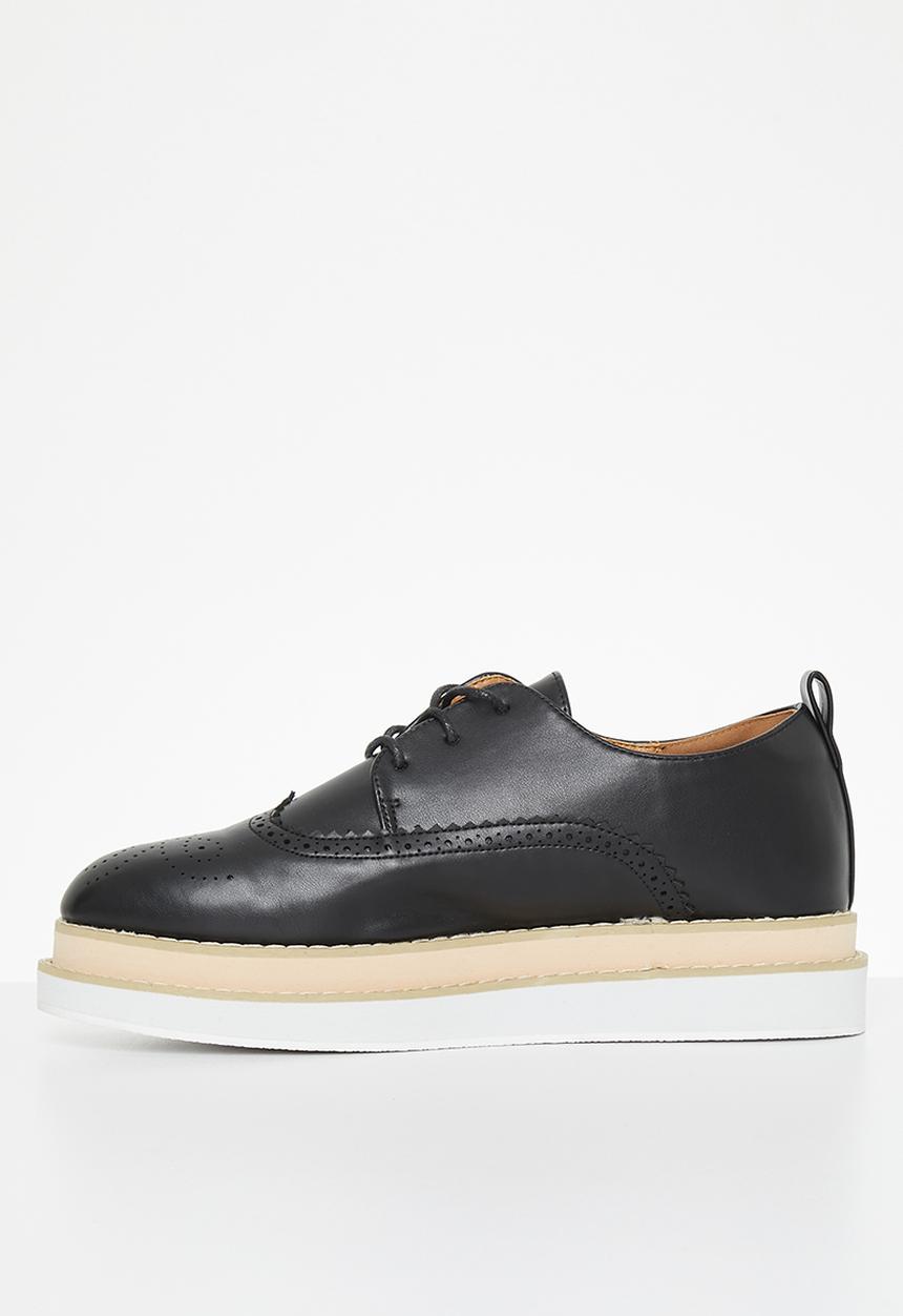 Madison® - Maya 2 platform brogue - black