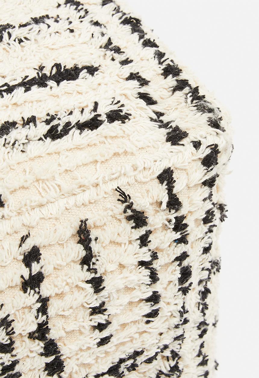 Sixth Floor - Ivy floor cushion - black