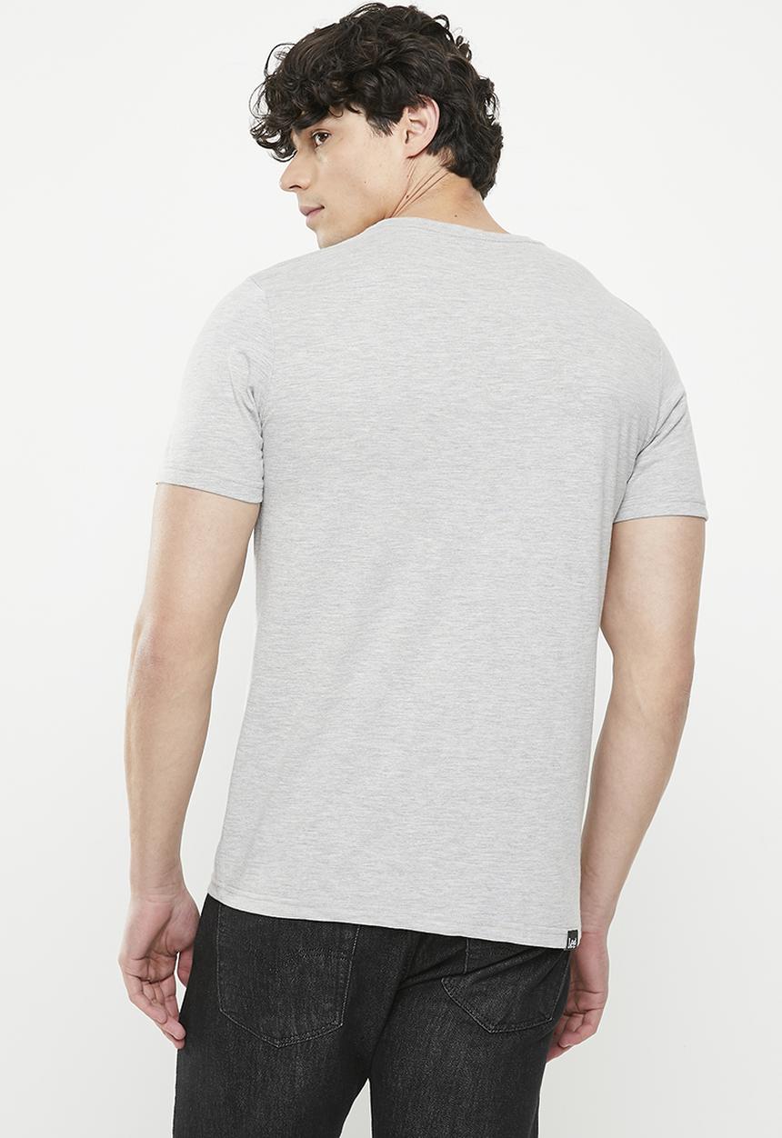 Lee  - Premium quality tee - grey melange