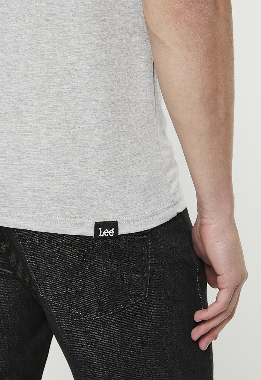 Lee  - Premium quality tee - grey melange