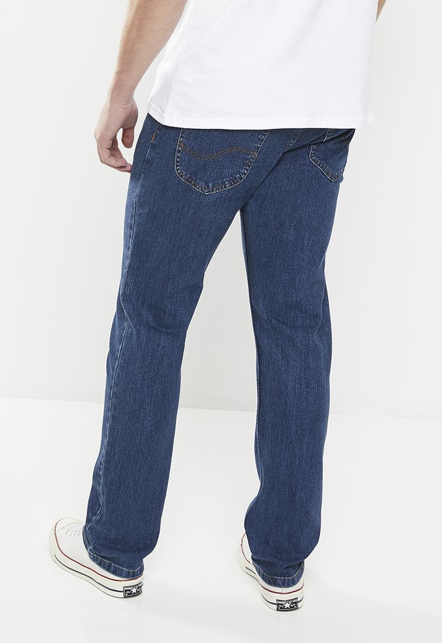 Lee  - Brooklyn stretch regular straight - stonewash