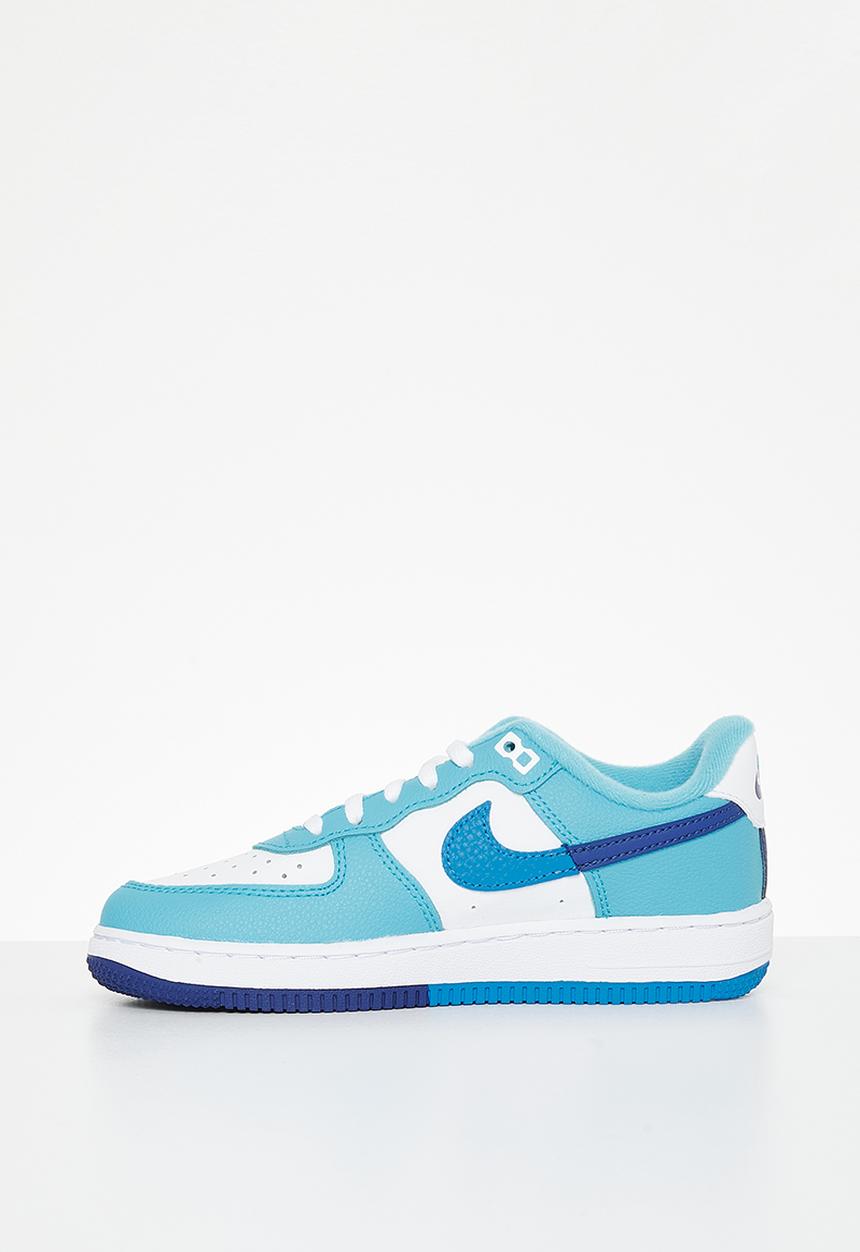 Nike - Nike force 1 lv8 2 - white/lt photo blue-deep royal blue