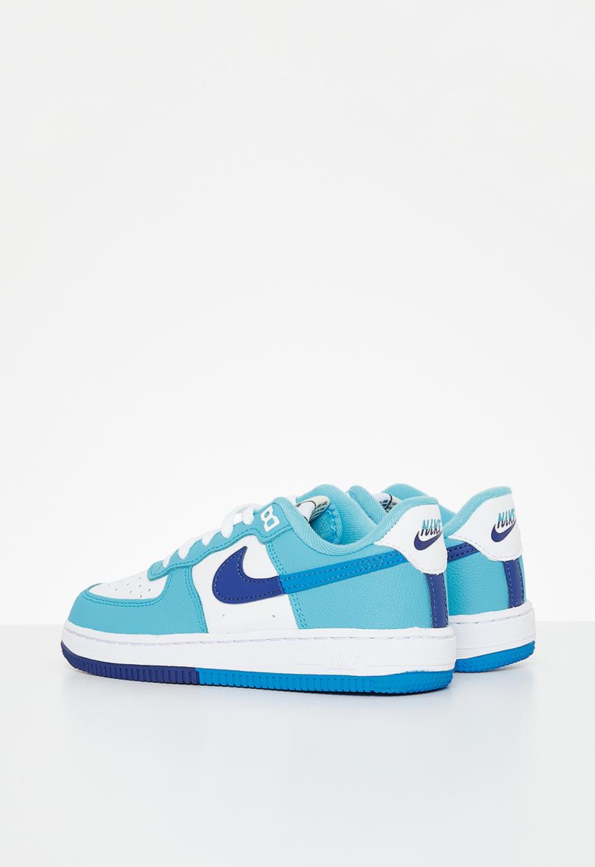 Nike - Nike force 1 lv8 2 - white/lt photo blue-deep royal blue