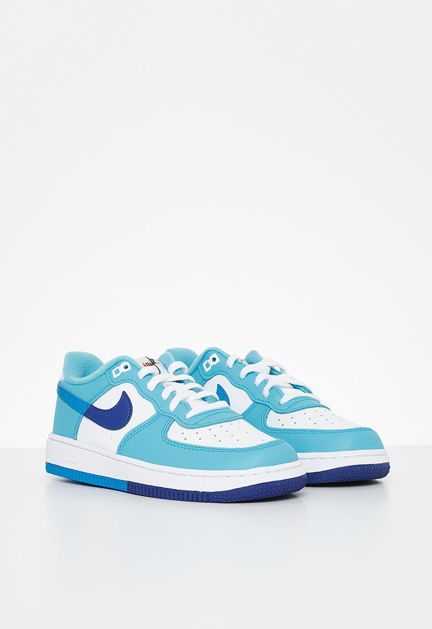 Nike - Nike force 1 lv8 2 - white/lt photo blue-deep royal blue