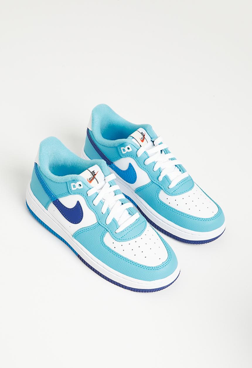 Nike - Nike force 1 lv8 2 - white/lt photo blue-deep royal blue