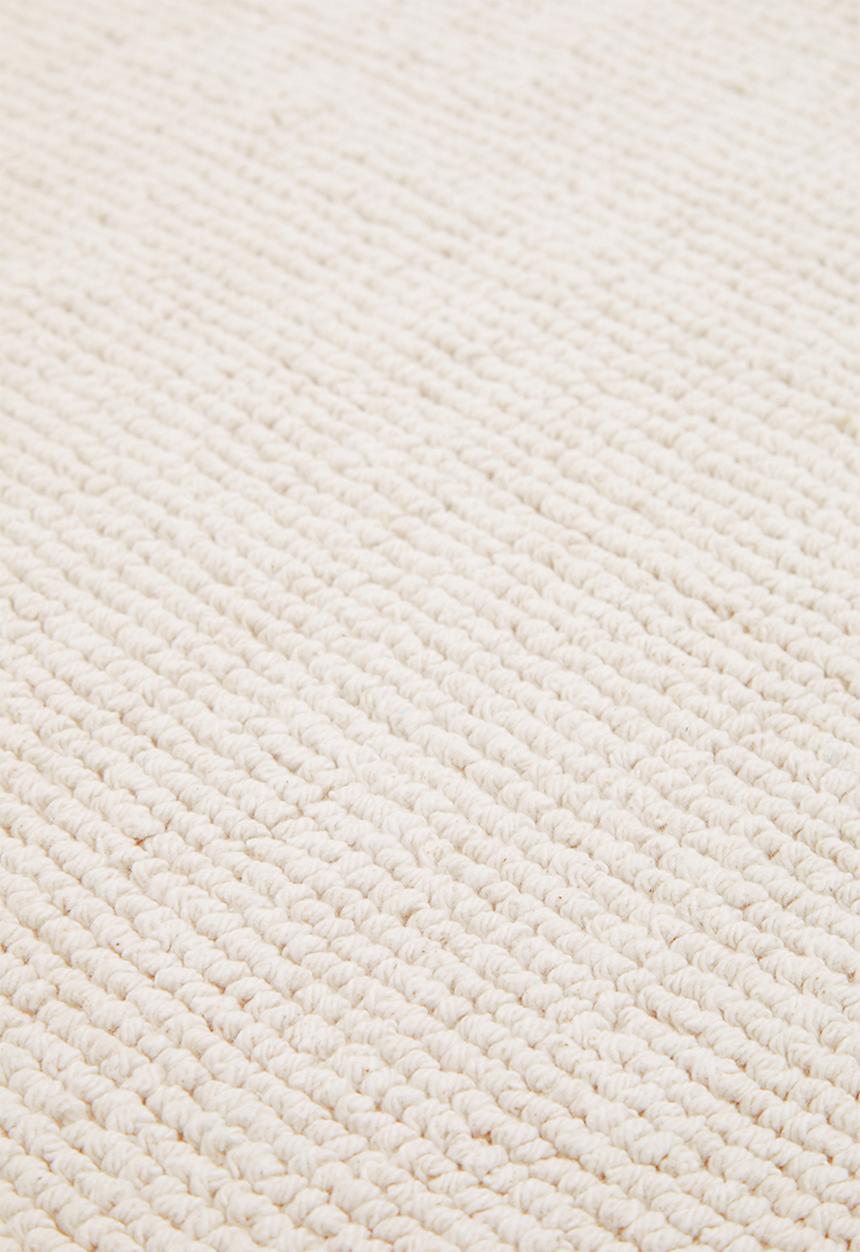 Sixth Floor - Plain cotton bath mat - white
