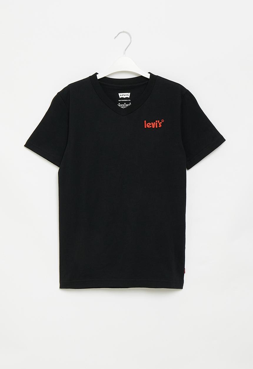 Levi’s® - Lvb short sleeve V-neck graphic - black